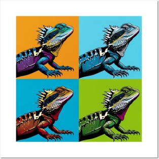 Australian Water Dragon Pop Art - Cool Lizard Posters and Art